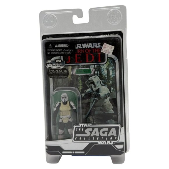 Star Wars Saga Collection Biker Scout Action Figure Return Of The Jedi 2006 - Picture 1 of 2